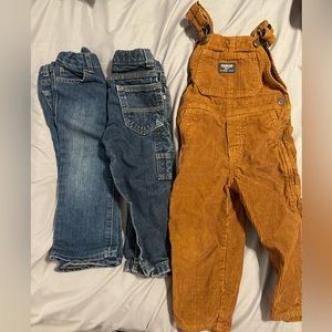 2t overalls and jeans